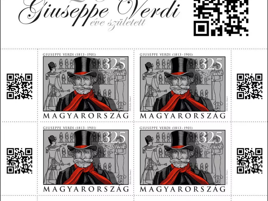 Hangosbélyeg Verdiről és Wagnerről