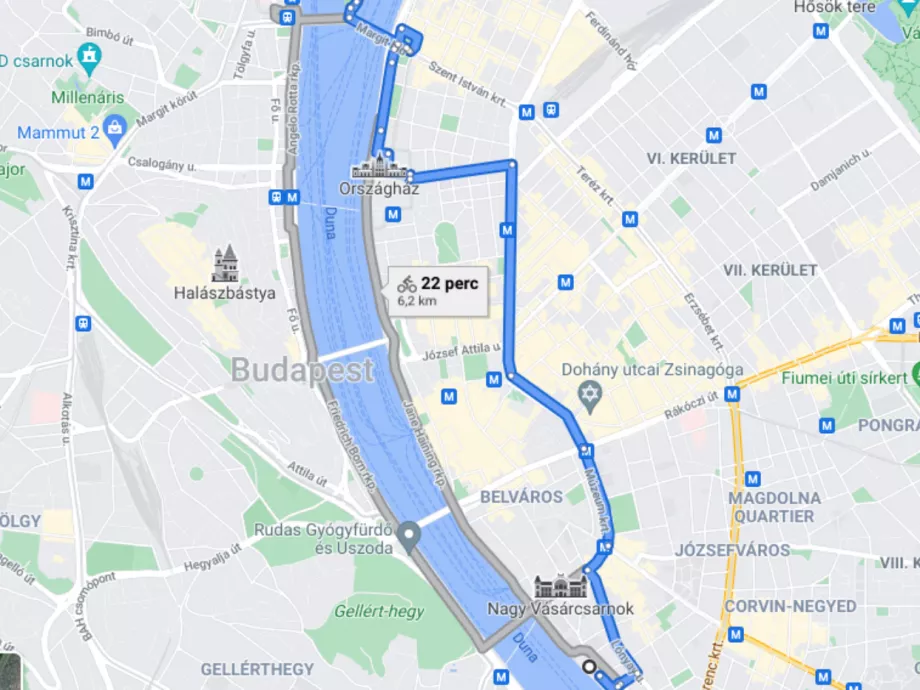 Végre lehet bringás útvonalat tervezni a Google Térképen