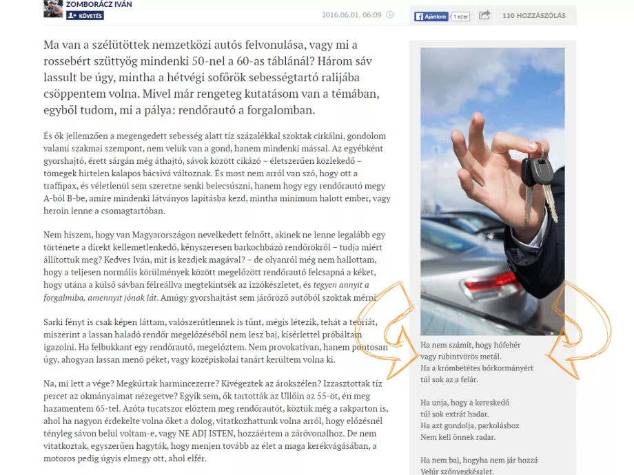 Nem elég a banner? Megtoldják egy verssel!