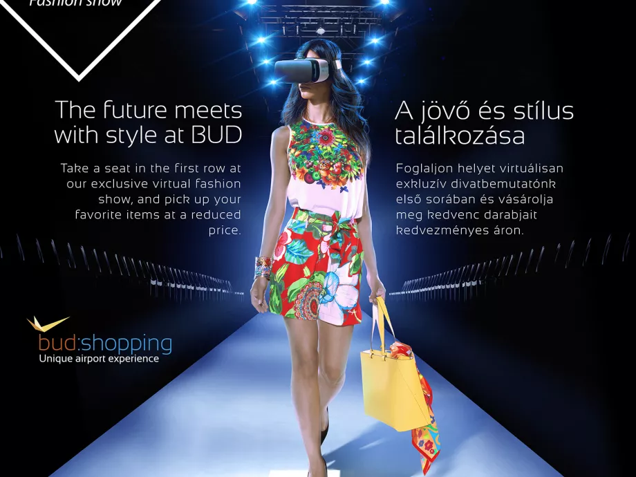 VR-divatbemutató a Budapest Airporton