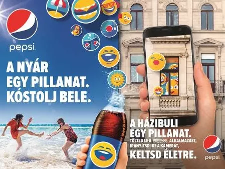 AR-kampány a Pepsitől
