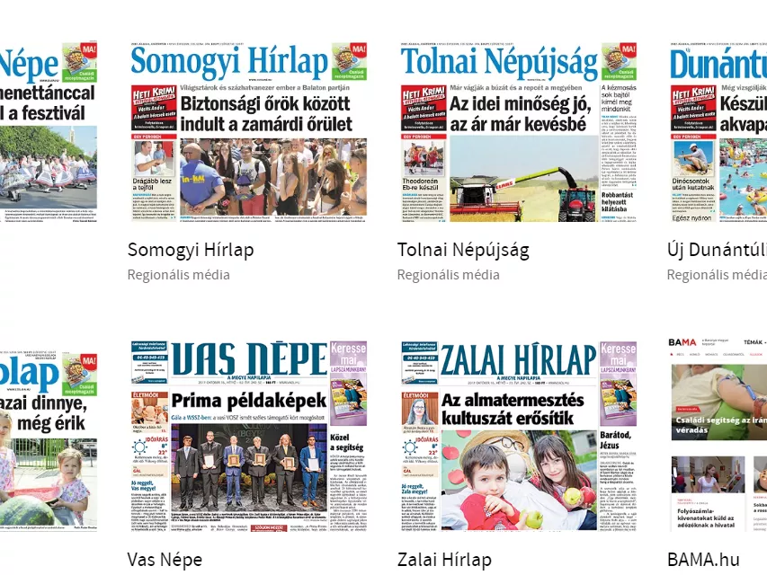 Tovább csökkent Mészáros vidéki lapjainak olvasótábora