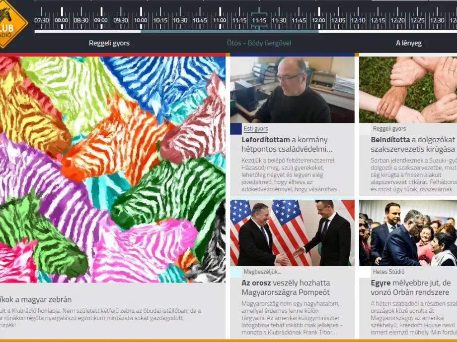 Megújult a Klubrádió honlapja