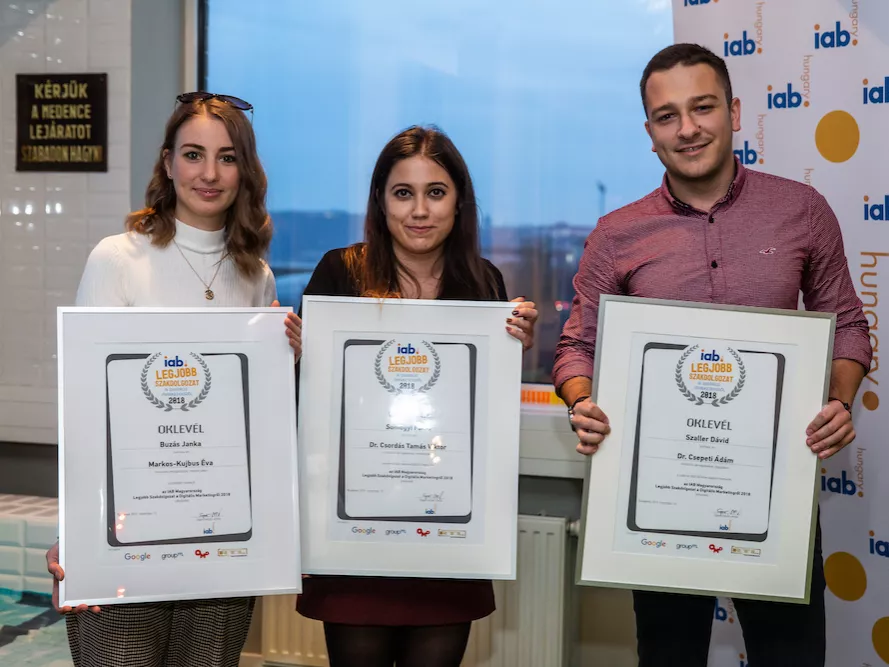 Három corvinusos szakdolgozat nyerte az IAB versenyét