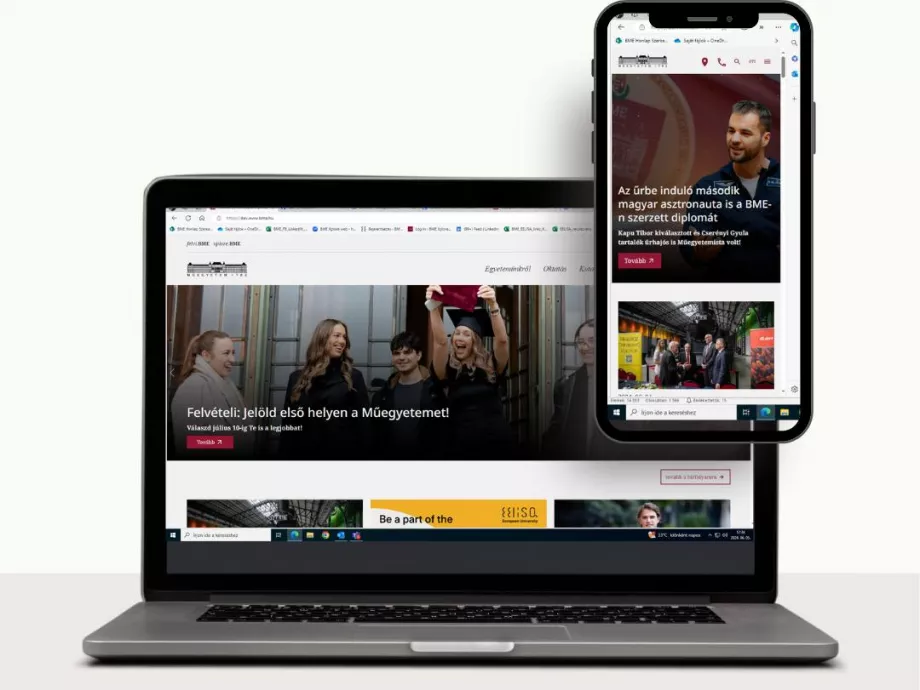 Megújult a BME weboldala
