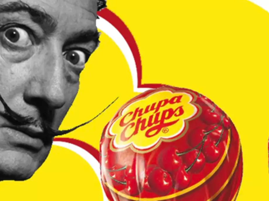 Képzőművészet és reklám: Dalí nyalókának tervezett logót, Caravaggio a meggyőzés technikáját alkalmazta