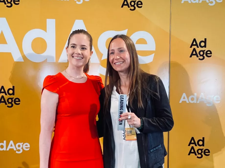 Sásdi Helga átvette az AdAge Leading Women-díját