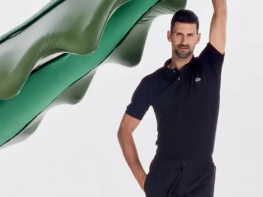 Novak Djokovic és Venus Williams a Lacoste új kampányában nem fél a giga krokodil szájában