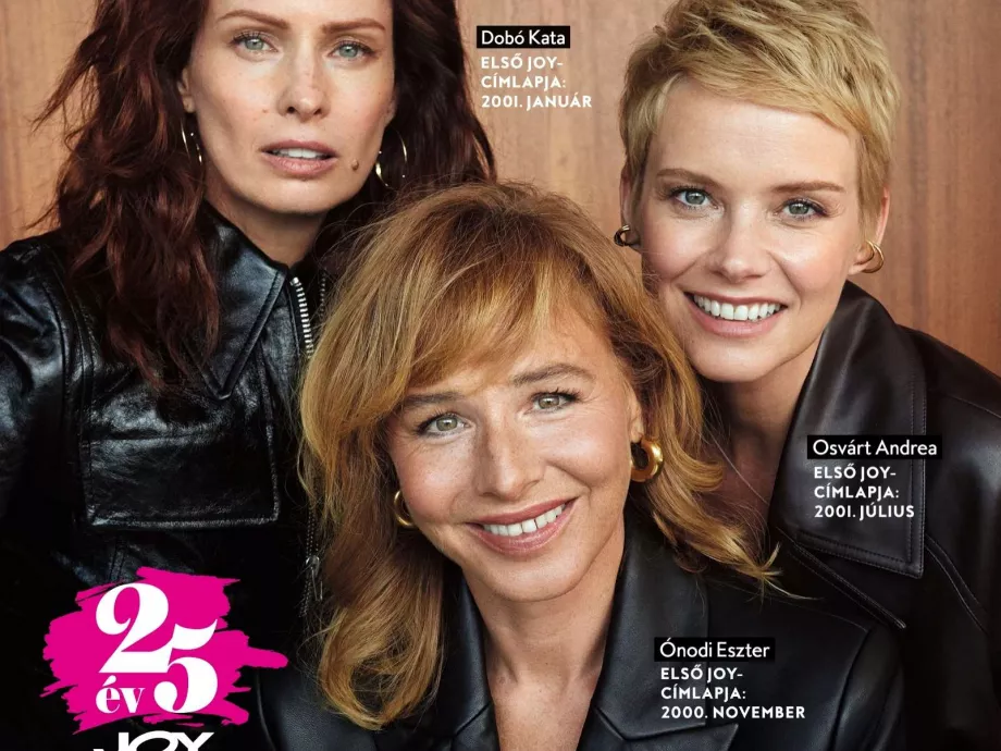 25 éves a Joy magazin, a borítón az első magyar címlapsztárjaival ünnepel