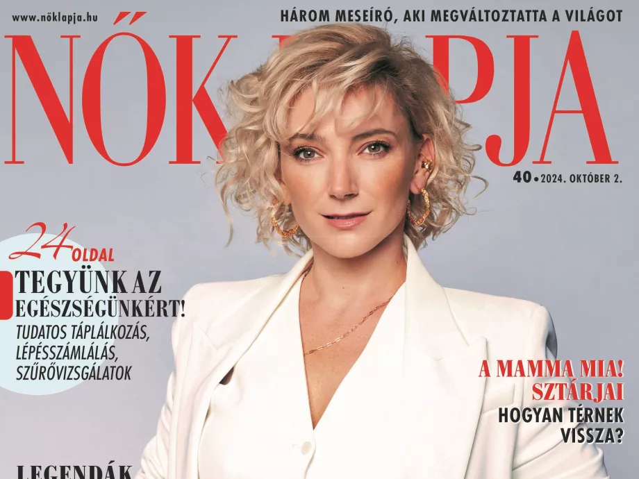 75 éves a Nők Lapja: Borbély Alexandra nyolcszor öltözik át benne
